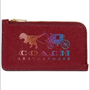 COACH Rexy and Carriage Zip Card Case
